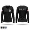 Bridgeton Police Department Women's Long Sleeve V-neck Shirt - 1