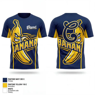 Soft Poly Tee Cotton Like Feel, Corozal Plataneros, Baseball, Teamtime, Team time, sublimation, custom sports apparel, team uniforms, spirit wear, spiritwear, sports uniforms, custom shirts, team store, custom team store, fundraiser sports, apparel fundraiser