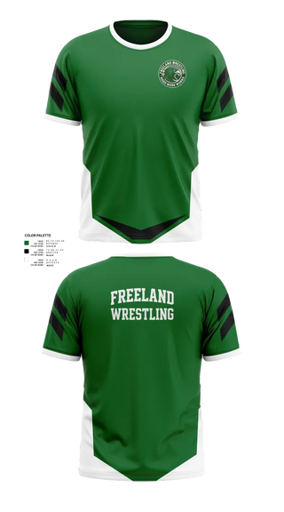 Short Sleeve Performance Shirt, Freeland High School Wrestling, Wrestling, Teamtime, Team time, sublimation, custom sports apparel, team uniforms, spirit wear, spiritwear, sports uniforms, custom shirts, team store, custom team store, fundraiser sports, apparel fundraiser