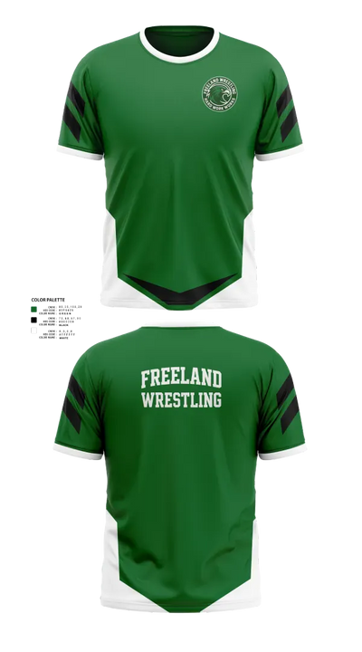 Freeland High School Wrestling 80257434 Short Sleeve Performance Shirt - 21