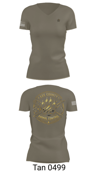 Womens Short Sleeve Vneck Shirt, Animal Control, Police, Teamtime, Team time, sublimation, custom sports apparel, team uniforms, spirit wear, spiritwear, sports uniforms, custom shirts, team store, custom team store, fundraiser sports, apparel fundraiser
