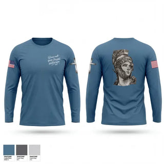 Long Sleeve Performance Shirt, ERHS Falcons, Army, Teamtime, Team time, sublimation, custom sports apparel, team uniforms, spirit wear, spiritwear, sports uniforms, custom shirts, team store, custom team store, fundraiser sports, apparel fundraiser