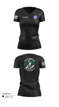 D Co. 2-3 AVN REGT “Dragons”  Women's Short Sleeve V-neck Shirt - 120