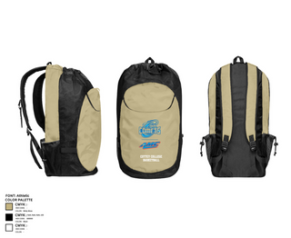 Gear Bag, Cottey College Basketball, Women's Basketball, Teamtime, Team time, sublimation, custom sports apparel, team uniforms, spirit wear, spiritwear, sports uniforms, custom shirts, team store, custom team store, fundraiser sports, apparel fundraiser