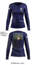 N/A 58187336 Women's Long Sleeve V-neck Shirt - 1