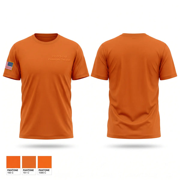 Old School Cotton Feel Shirt, 335th Signal Command (Theater), Army, Teamtime, Team time, sublimation, custom sports apparel, team uniforms, spirit wear, spiritwear, sports uniforms, custom shirts, team store, custom team store, fundraiser sports, apparel fundraiser