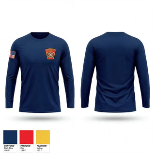 Long Sleeve Performance Shirt, Wayne Township Volunteer Fire Department, Fire Department, Teamtime, Team time, sublimation, custom sports apparel, team uniforms, spirit wear, spiritwear, sports uniforms, custom shirts, team store, custom team store, fundraiser sports, apparel fundraiser