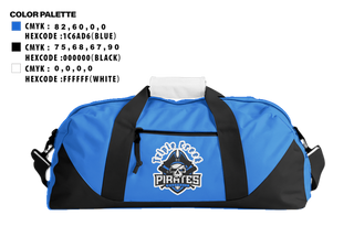 Duffle Bag, Tripple Creek Pirates, Baseball, Teamtime, Team time, sublimation, custom sports apparel, team uniforms, spirit wear, spiritwear, sports uniforms, custom shirts, team store, custom team store, fundraiser sports, apparel fundraiser