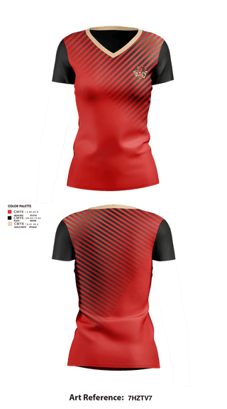 Womens Short Sleeve Vneck Shirt, Red Springs Red Devils, Women's Basketball, Teamtime, Team time, sublimation, custom sports apparel, team uniforms, spirit wear, spiritwear, sports uniforms, custom shirts, team store, custom team store, fundraiser sports, apparel fundraiser