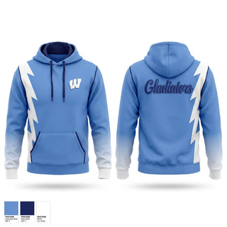 Hoodie, Widefield Gladiators, Men's Basketball, Teamtime, Team time, sublimation, custom sports apparel, team uniforms, spirit wear, spiritwear, sports uniforms, custom shirts, team store, custom team store, fundraiser sports, apparel fundraiser