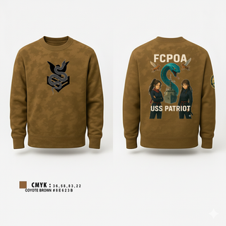 Crew Neck Sweatshirt, USS PATRIOT FCPOA 2, , Teamtime, Team time, sublimation, custom sports apparel, team uniforms, spirit wear, spiritwear, sports uniforms, custom shirts, team store, custom team store, fundraiser sports, apparel fundraiser