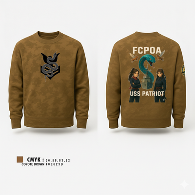USS PATRIOT FCPOA 2 Crew Neck Sweatshirt - 102