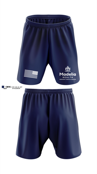 Athletic Shorts With Pockets, Madelia Health EMS, EMS/EMT, Teamtime, Team time, sublimation, custom sports apparel, team uniforms, spirit wear, spiritwear, sports uniforms, custom shirts, team store, custom team store, fundraiser sports, apparel fundraiser