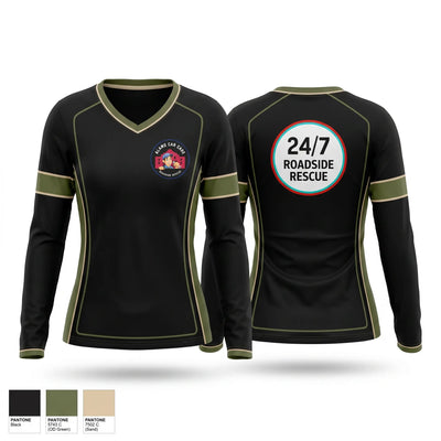 Alamo car care Women's Long Sleeve V-neck Shirt - 1