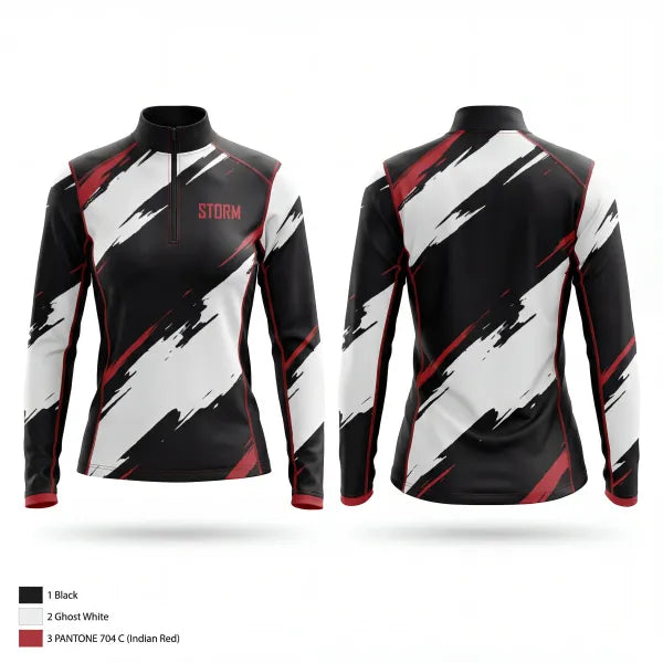 Quarter Zip Jacket, STORM, , Teamtime, Team time, sublimation, custom sports apparel, team uniforms, spirit wear, spiritwear, sports uniforms, custom shirts, team store, custom team store, fundraiser sports, apparel fundraiser