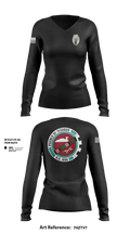 Tesuque Police 43160222 Women's Long Sleeve V-neck Shirt - 15