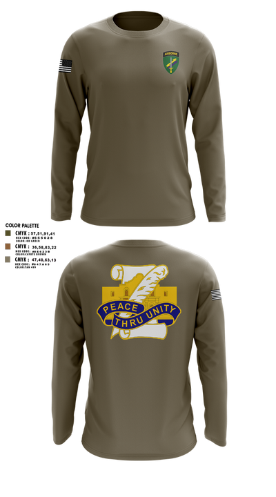 Bravo Company 1-210th 89821886 Long Sleeve Performance Shirt 3