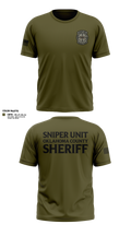Oklahoma County Sniper Team Old School Cotton Feel Shirt - 11