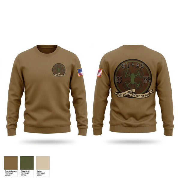 Crew Neck Sweatshirt, 133 SFS, National Guard, Teamtime, Team time, sublimation, custom sports apparel, team uniforms, spirit wear, spiritwear, sports uniforms, custom shirts, team store, custom team store, fundraiser sports, apparel fundraiser