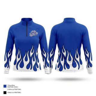 Quarter Zip Jacket, Lady Spitfire, Softball, Teamtime, Team time, sublimation, custom sports apparel, team uniforms, spirit wear, spiritwear, sports uniforms, custom shirts, team store, custom team store, fundraiser sports, apparel fundraiser
