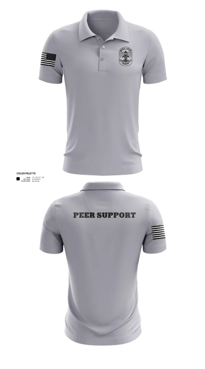 LMPD PEER SUPPORT 60613190 Short Sleeve Performance Polo - 51