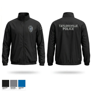 Windbreaker, TAYLORSVILLE POLICE, Police, Teamtime, Team time, sublimation, custom sports apparel, team uniforms, spirit wear, spiritwear, sports uniforms, custom shirts, team store, custom team store, fundraiser sports, apparel fundraiser