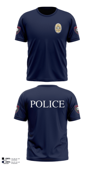 Short Sleeve Performance Shirt, LACY LAKEVIEW POLICE, Police, Teamtime, Team time, sublimation, custom sports apparel, team uniforms, spirit wear, spiritwear, sports uniforms, custom shirts, team store, custom team store, fundraiser sports, apparel fundraiser