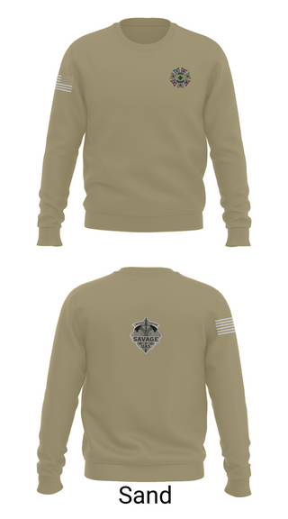 Crew Neck Sweatshirt, 4-10 CAV 3 ABCT 4 ID, , Teamtime, Team time, sublimation, custom sports apparel, team uniforms, spirit wear, spiritwear, sports uniforms, custom shirts, team store, custom team store, fundraiser sports, apparel fundraiser