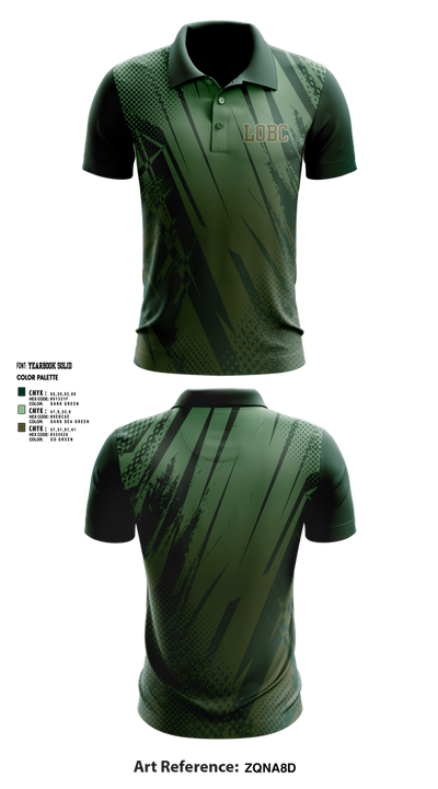 LOBC 56096000 Short Sleeve Performance Polo - 1