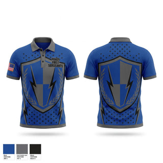 Short Sleeve Performance Polo, Minot First SergeantsMinot First Sergeants, Air Force, Teamtime, Team time, sublimation, custom sports apparel, team uniforms, spirit wear, spiritwear, sports uniforms, custom shirts, team store, custom team store, fundraiser sports, apparel fundraiser
