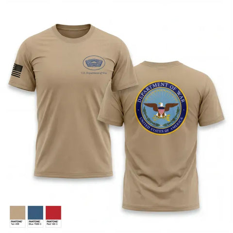 Old School Cotton Feel Shirt, Department of War, Army, Teamtime, Team time, sublimation, custom sports apparel, team uniforms, spirit wear, spiritwear, sports uniforms, custom shirts, team store, custom team store, fundraiser sports, apparel fundraiser