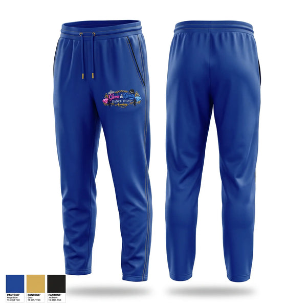 Sweatpants, Gems and gents, Cheer, Teamtime, Team time, sublimation, custom sports apparel, team uniforms, spirit wear, spiritwear, sports uniforms, custom shirts, team store, custom team store, fundraiser sports, apparel fundraiser