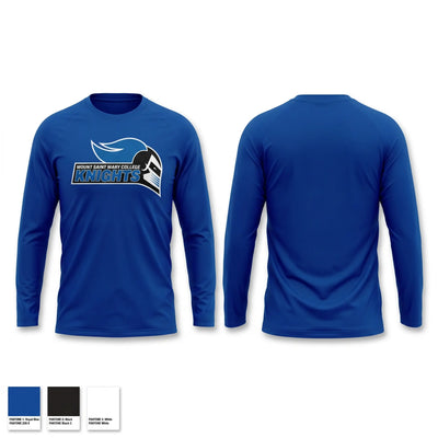 Mount Saint Mary College Swimming Long Sleeve Performance Shirt 2