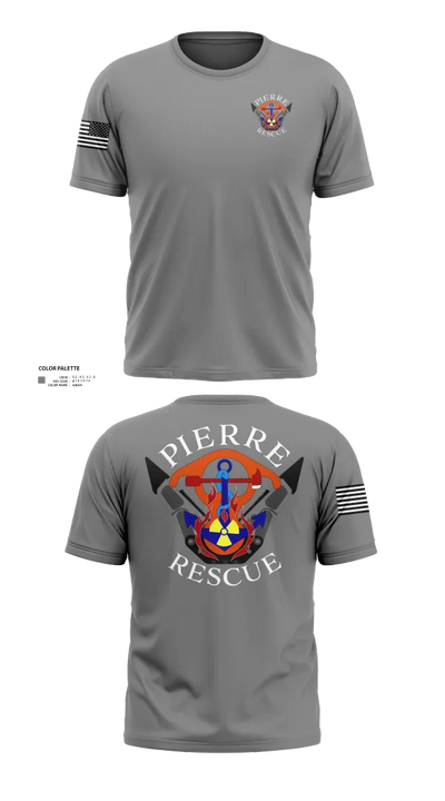 Pierre Rescue 96515631 Short Sleeve Performance Shirt - 105