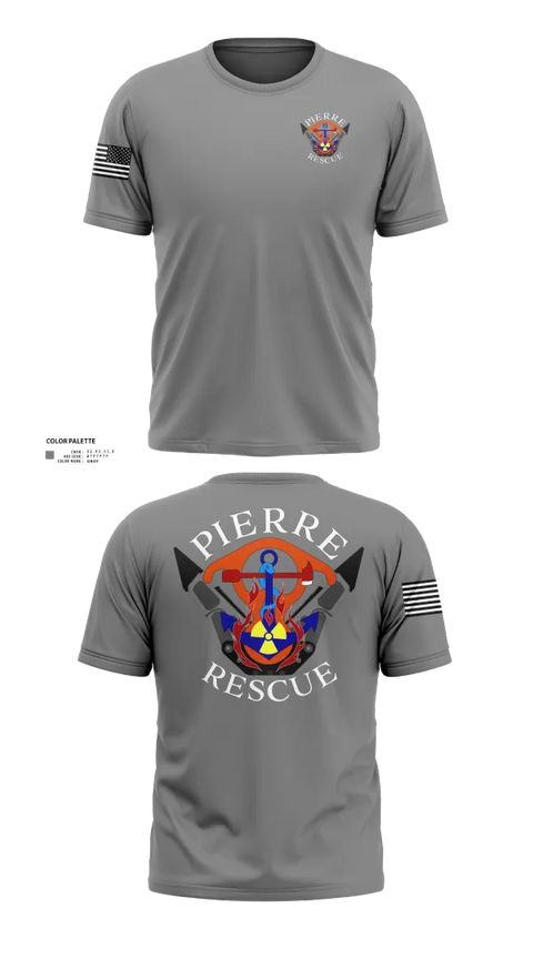 Short Sleeve Performance Shirt, Pierre Rescue, , Teamtime, Team time, sublimation, custom sports apparel, team uniforms, spirit wear, spiritwear, sports uniforms, custom shirts, team store, custom team store, fundraiser sports, apparel fundraiser