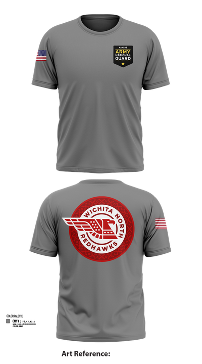 Wichita North Redhawks NG 83064196 Short Sleeve Performance Shirt - 103