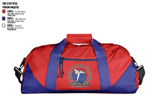 Duffle Bag, Conrad’s Martial Arts Center, , Teamtime, Team time, sublimation, custom sports apparel, team uniforms, spirit wear, spiritwear, sports uniforms, custom shirts, team store, custom team store, fundraiser sports, apparel fundraiser