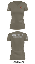 Kirksville Volunteer Fire Department 597085 Women's Short Sleeve V-neck Shirt - 6