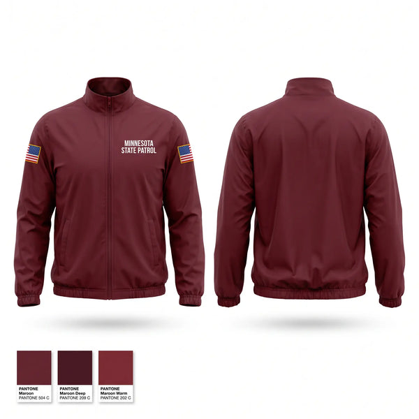 Windbreaker, Minnesota State Patrol, Police, Teamtime, Team time, sublimation, custom sports apparel, team uniforms, spirit wear, spiritwear, sports uniforms, custom shirts, team store, custom team store, fundraiser sports, apparel fundraiser