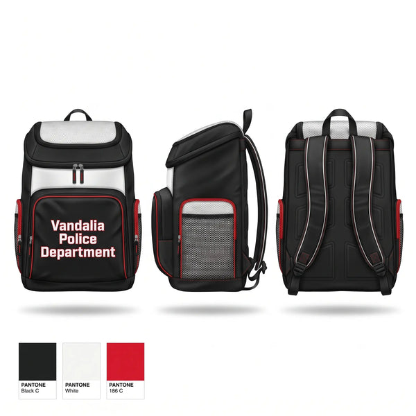 Gear Bag, Vandalia Police Department, Police, Teamtime, Team time, sublimation, custom sports apparel, team uniforms, spirit wear, spiritwear, sports uniforms, custom shirts, team store, custom team store, fundraiser sports, apparel fundraiser