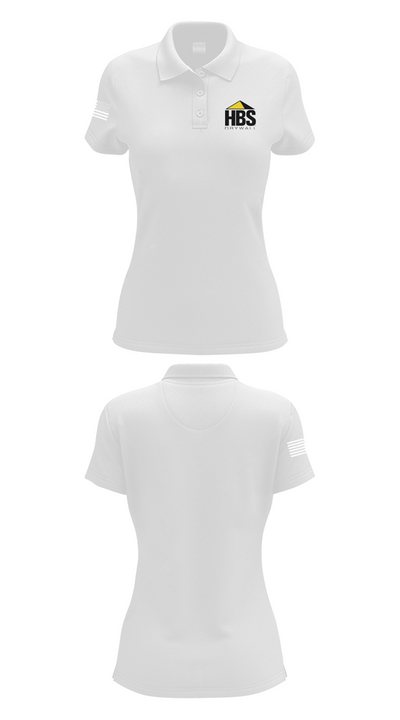 HBS Drywall, LLC 25594205 Women's Short Sleeve Performance Polo  - 17