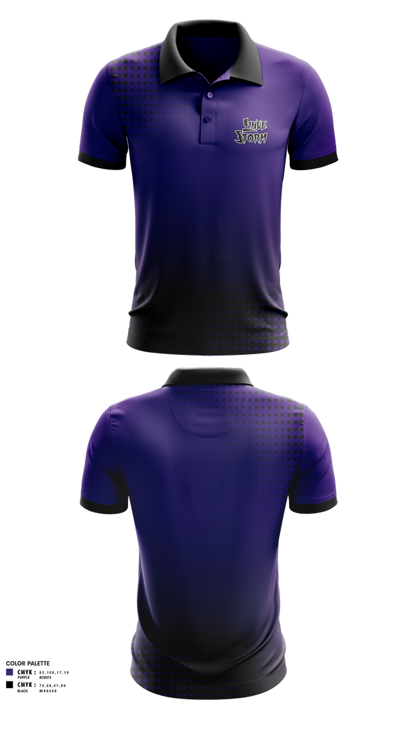 Short Sleeve Performance Polo, Lihue Storm, Women's Basketball, Teamtime, Team time, sublimation, custom sports apparel, team uniforms, spirit wear, spiritwear, sports uniforms, custom shirts, team store, custom team store, fundraiser sports, apparel fundraiser