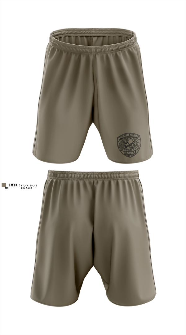 Athletic Shorts With Pockets, Blytheville Police Department, Police, Teamtime, Team time, sublimation, custom sports apparel, team uniforms, spirit wear, spiritwear, sports uniforms, custom shirts, team store, custom team store, fundraiser sports, apparel fundraiser