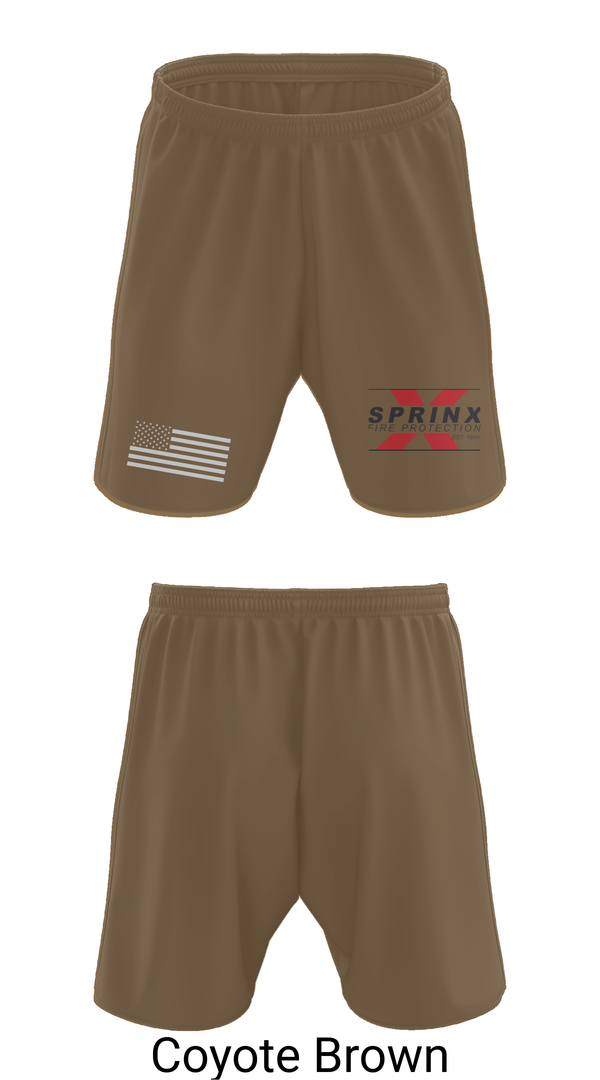 Athletic Shorts With Pockets, SPRINX FIRE PROTECTION, , Teamtime, Team time, sublimation, custom sports apparel, team uniforms, spirit wear, spiritwear, sports uniforms, custom shirts, team store, custom team store, fundraiser sports, apparel fundraiser