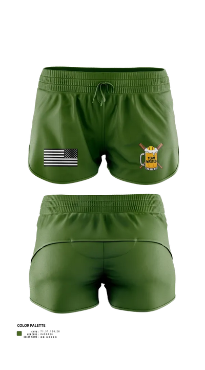 Team Wasted 73417864 Women's Shorts - 10