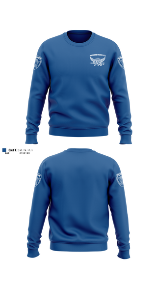 Crew Neck Sweatshirt, Rockford Police S.R.T., Police, Teamtime, Team time, sublimation, custom sports apparel, team uniforms, spirit wear, spiritwear, sports uniforms, custom shirts, team store, custom team store, fundraiser sports, apparel fundraiser