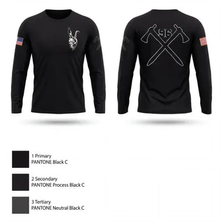 Long Sleeve Performance Shirt, B/96th CA, Football, Teamtime, Team time, sublimation, custom sports apparel, team uniforms, spirit wear, spiritwear, sports uniforms, custom shirts, team store, custom team store, fundraiser sports, apparel fundraiser