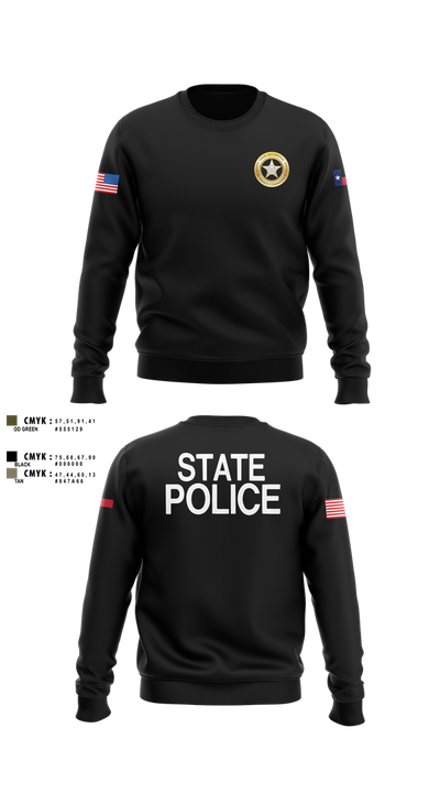 Texas Alcoholic Beverage Commission 30921681 Crew Neck Sweatshirt - 100