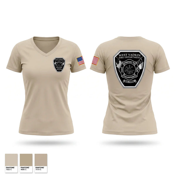 Womens Short Sleeve Vneck Shirt, Randy Renegar, Fire Department, Teamtime, Team time, sublimation, custom sports apparel, team uniforms, spirit wear, spiritwear, sports uniforms, custom shirts, team store, custom team store, fundraiser sports, apparel fundraiser