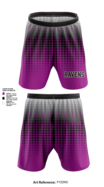 RAVENS 3831959 Athletic Shorts With Pockets - 1